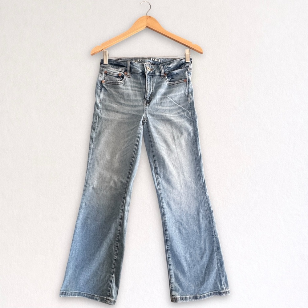 American Eagle Next Level Stretch Bootcut Jeans Size 4X-Short